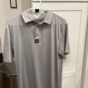 Men's Gray Antiguo Golf Polo Shirt